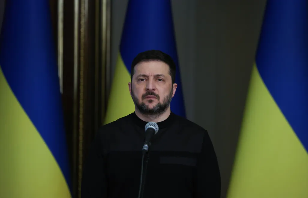 Президент Украины Владимир Зеленский. Fot. PAP/Victor Kovalchuk