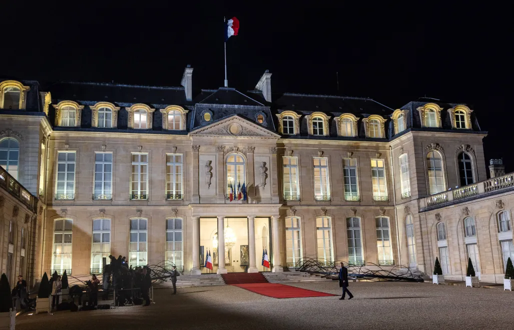 Pałac Elizejski, fot. PAP/EPA/CHRISTOPHE PETIT TESSON