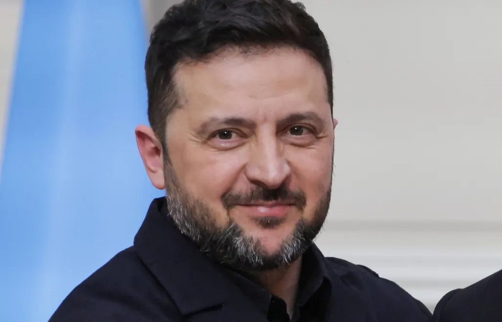 Wołodymyr Zełenski Fot. PAP/EPA/LUDOVIC MARIN