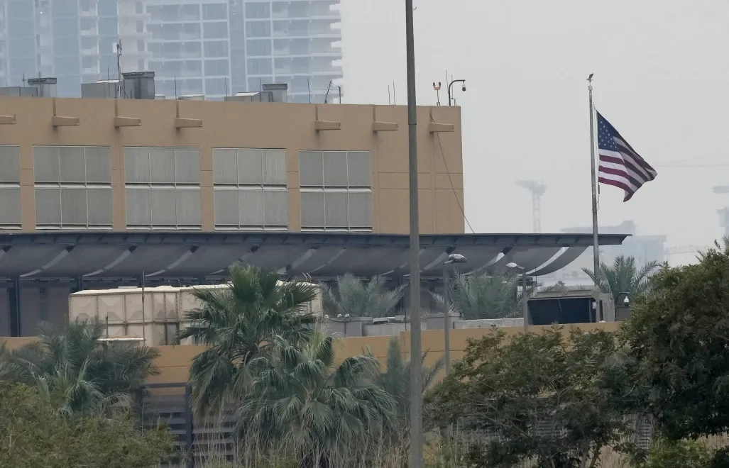 Ambasada USA w Bagdadzie, stolicy Iraku. Fot. PAP/EPA/CEERWAN AZIZ