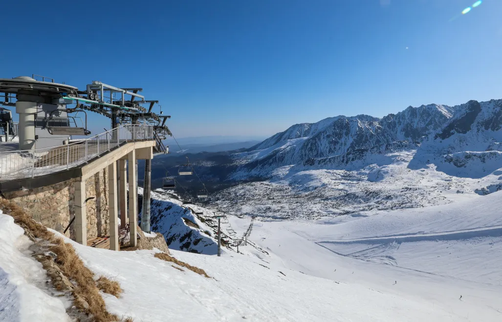 Śnieg w Kuźnicach Fot. PAP/Grzegorz Momot