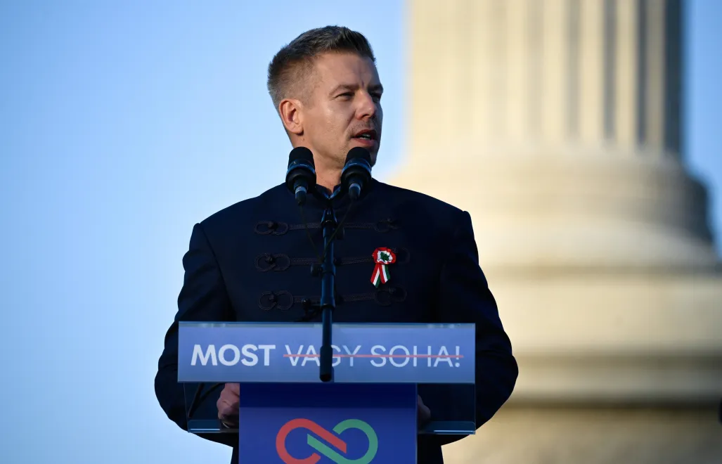 Péter Magyar. Fot. PAP/ EPA/Robert Hegedus