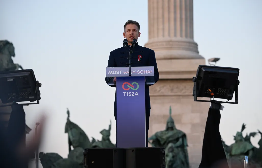 Петер Мадьяр. Fot. PAP/EPA/Robert Hegedus