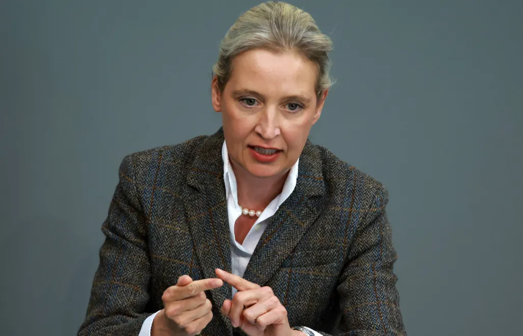 Liderka AfD Alice Weidel. Fot. PAP/EPA/CLEMENS BILAN