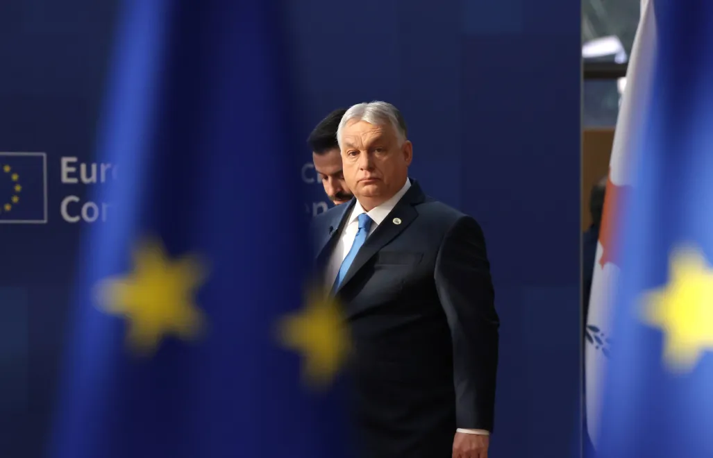 Viktor Orban Fot. PAP/EPA/OLIVIER MATTHYS