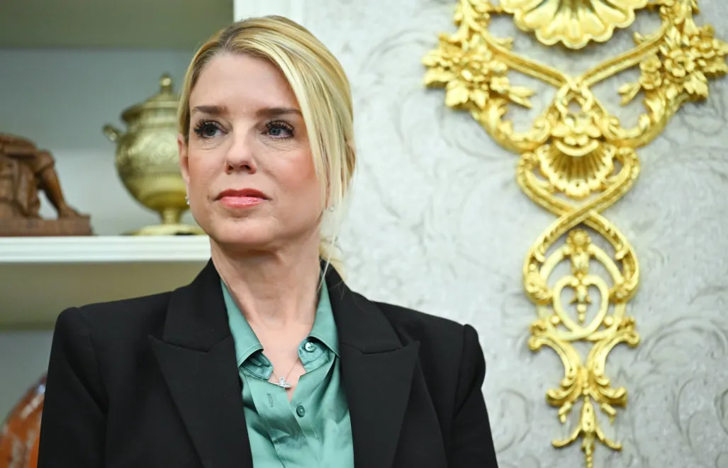 Pam Bondi Fot. PAP/EPA/GRAEME SLOAN / POOL