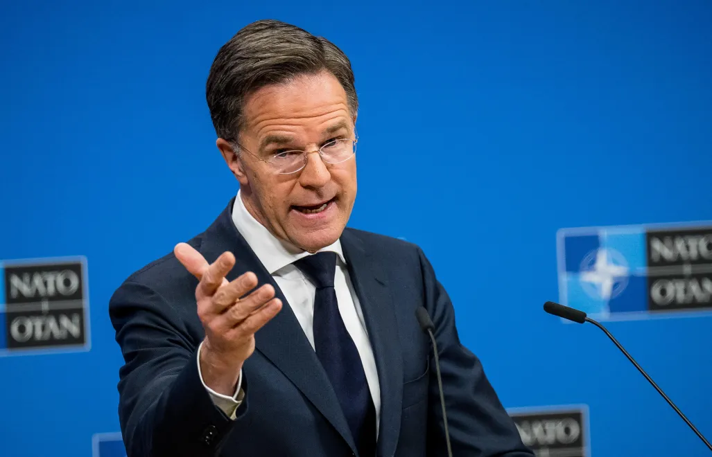 Генеральний секретар НАТО Марк Рютте. Fot. PAP/Wiktor Dąbkowski