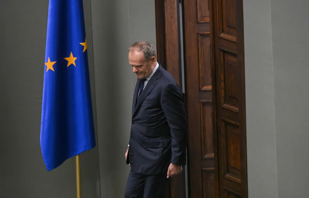Premier Donald Tusk. Fot. PAP/Marcin Obara