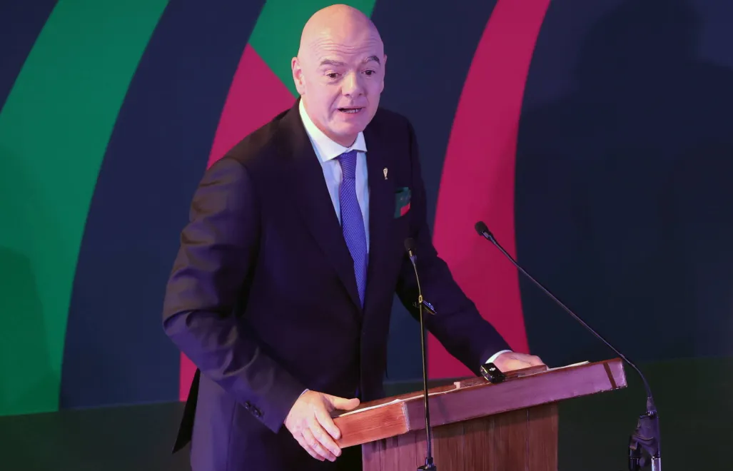 Gianni Infantino. Fot. PAP/EPA/Madla Hartz 
