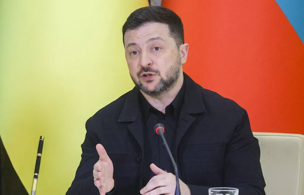 Президент України Володимир Зеленський. Fot. PAP/EPA/SERGEY DOLZHENKO