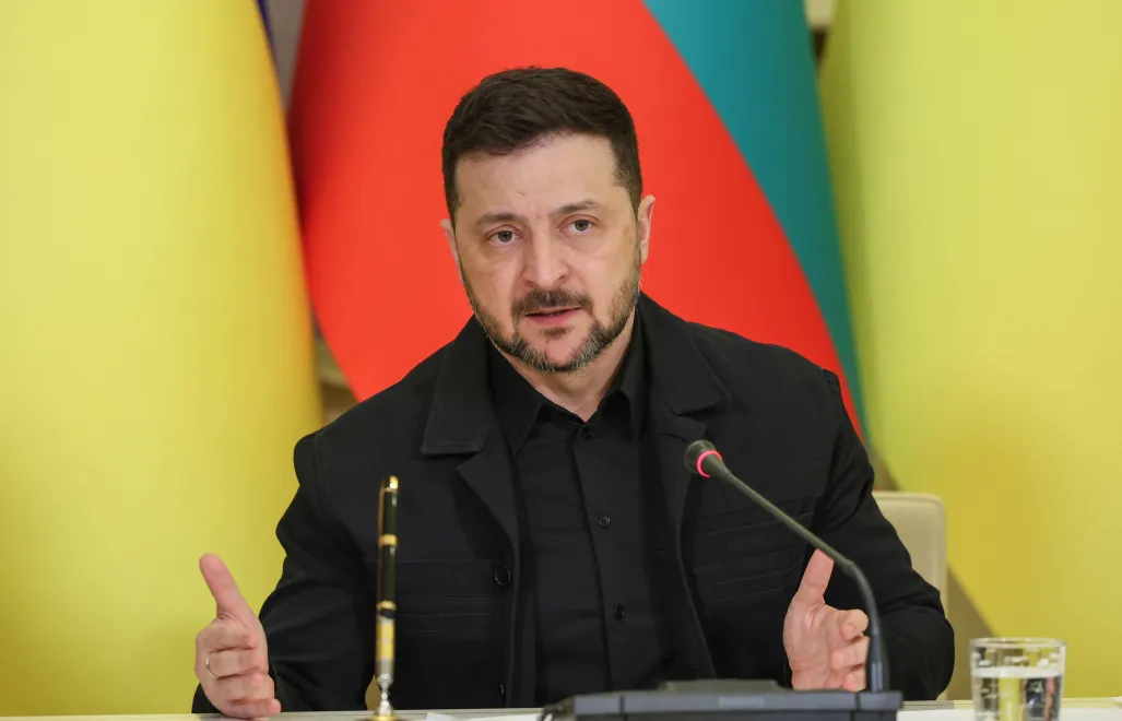 Wołodymyr Zełenski. Fot. PAP/Viktor Kowalchuk