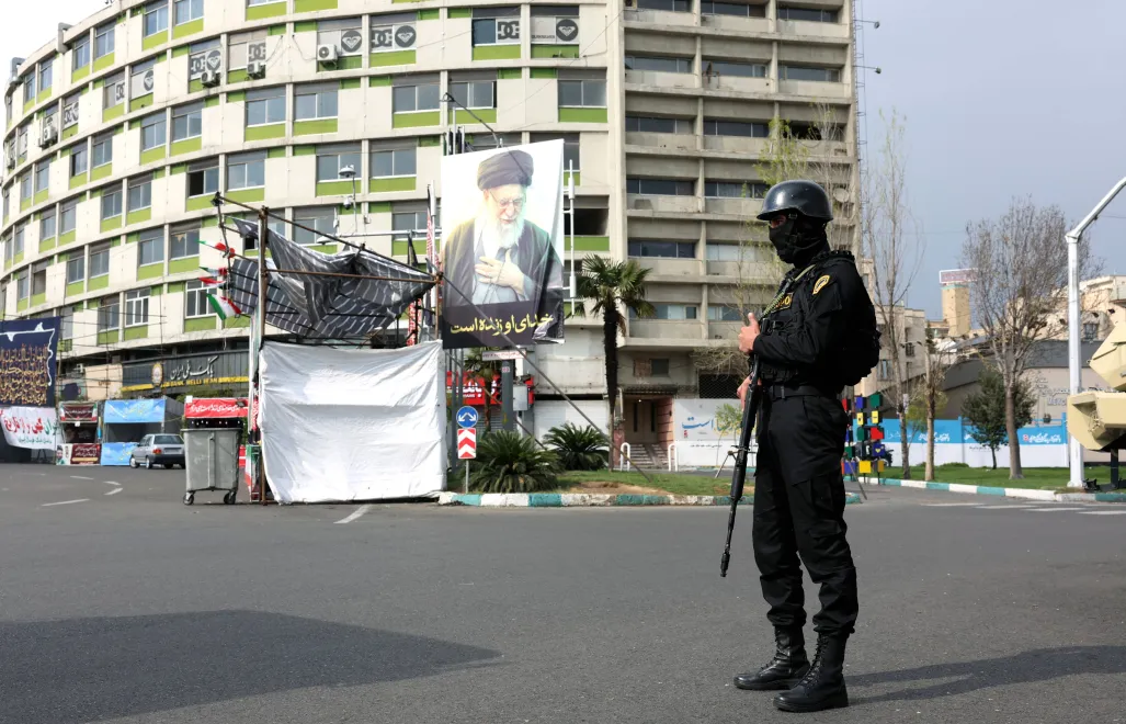 Тегеран на фоне эскалации конфликта с США и Израилем.	Fot. PAP/EPA/ABEDIN TAHERKENAREH