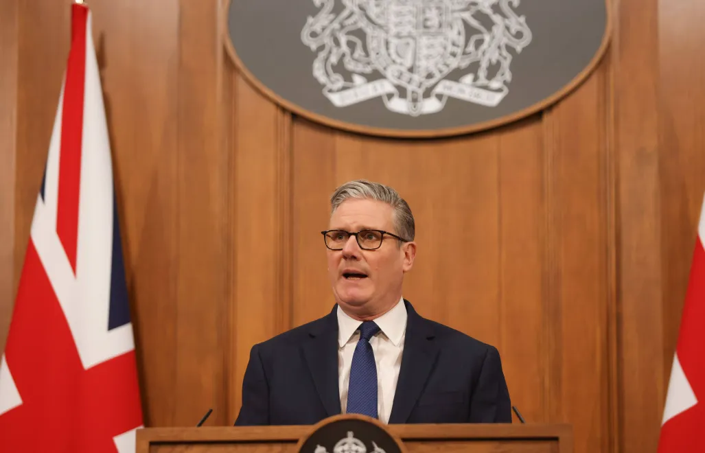 Keir Starmer. Fot.  EPA/BETTY LAURA ZAPATA / POOL