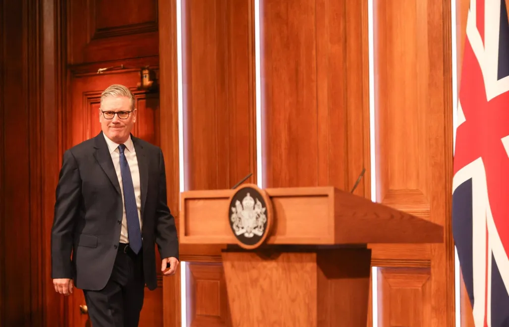 Премьер-министр Великобритании Кир Стармер. Fot. PAP/EPA/BETTY LAURA ZAPATA / POOL