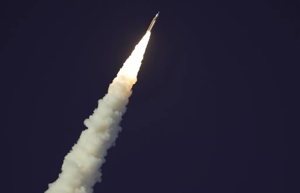 Start misji Artemis II, fot. PAP/EPA/CRISTOBAL HERRERA-ULASHKEVICH