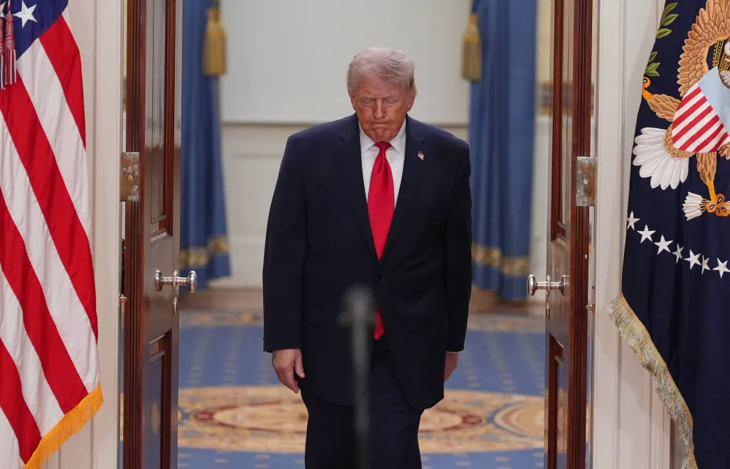 Prezydent USA Donald Trump. Fot. PAP/EPA/ALEX BRANDON / POOL