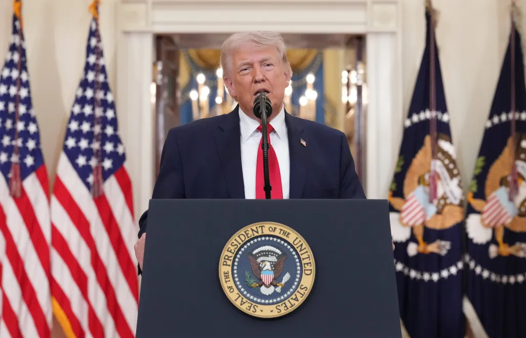 Дональд Трамп. Fot. PAP/EPA/ALEX BRANDON / POOL