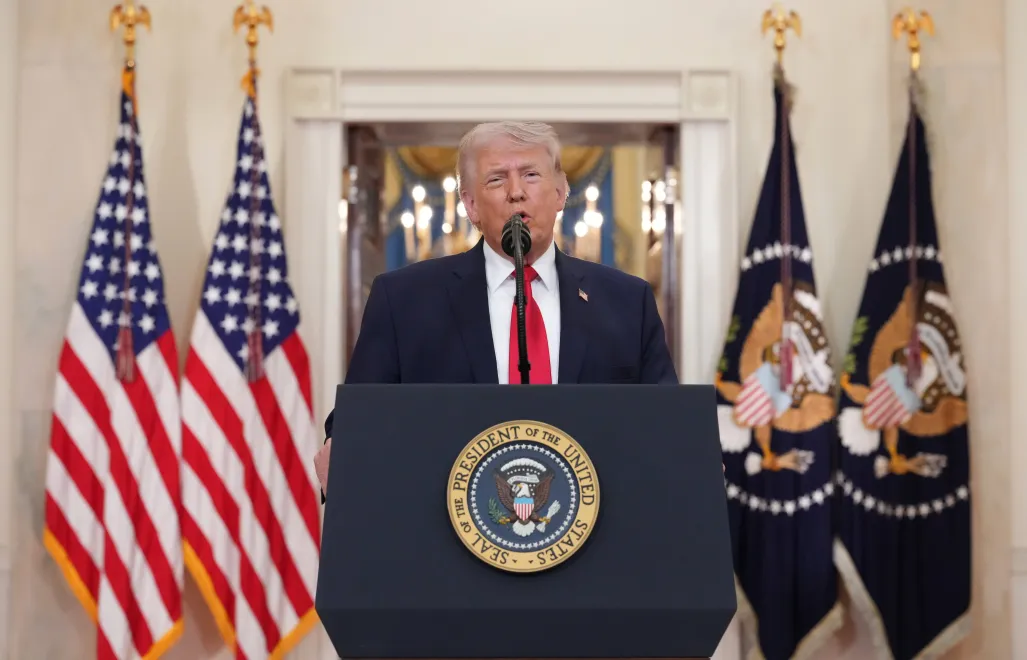 Donald Trump Fot. PAP/EPA/ALEX BRANDON / POOL