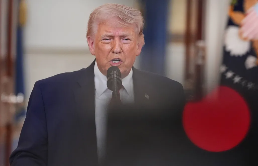 Prezydent USA Donald Trump. Fot. PAP/EPA/ALEX BRANDON / POOL