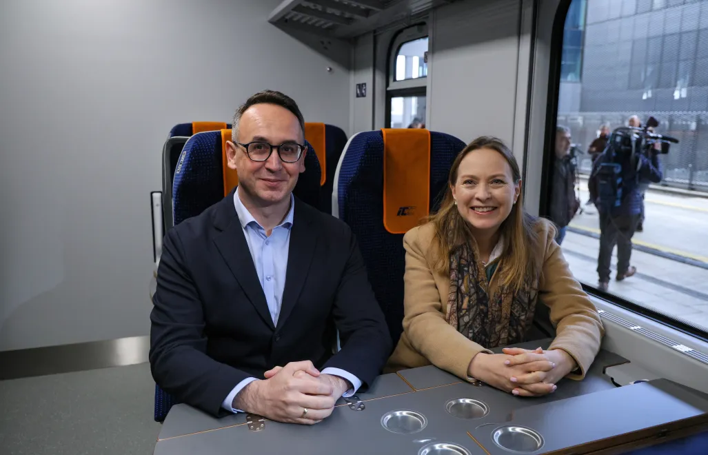 Dariusz Klimczak, Katarzyna Pełczyńska-Nałęcz. Fot. PAP/	Paweł Supernak