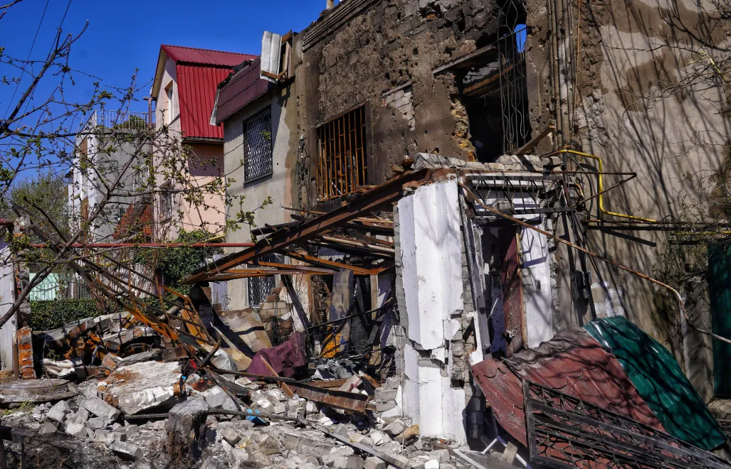 Trwa inwazja Rosji na Ukrainę. Fot. PAP/Alena Solomonova