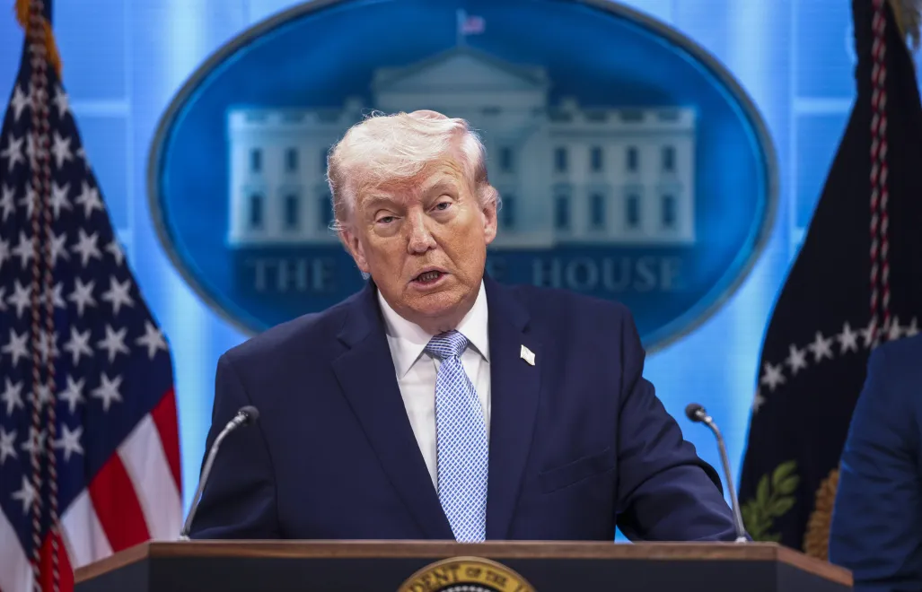 Дональд Трамп. Fot. PAP/EPA/JIM LO SCALZO