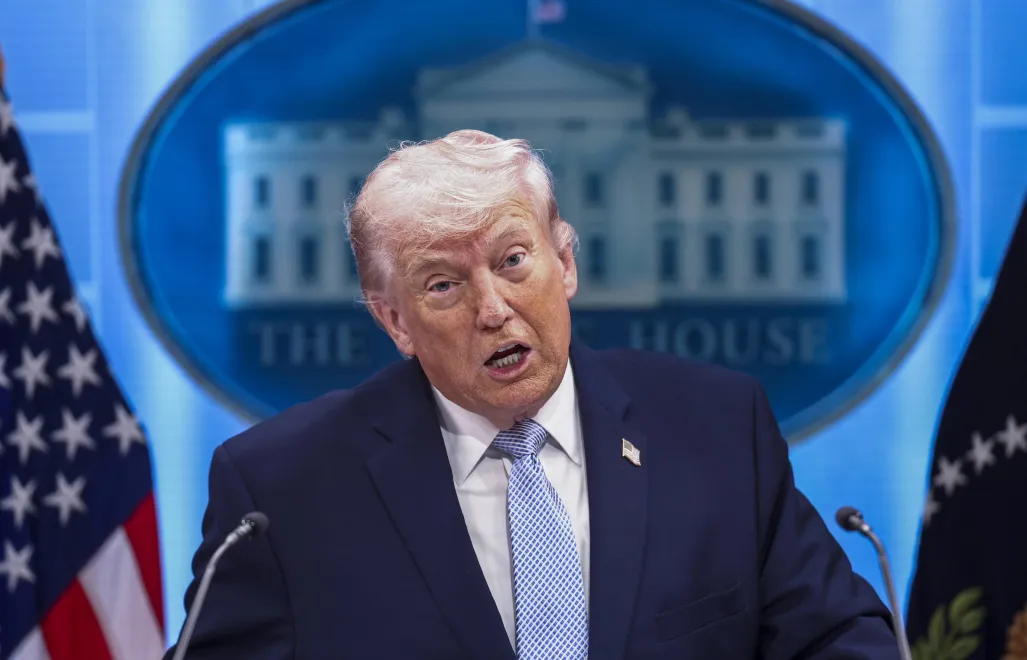 Prezydent USA Donald Trump. Fot. PAP/EPA/JIM LO SCALZO