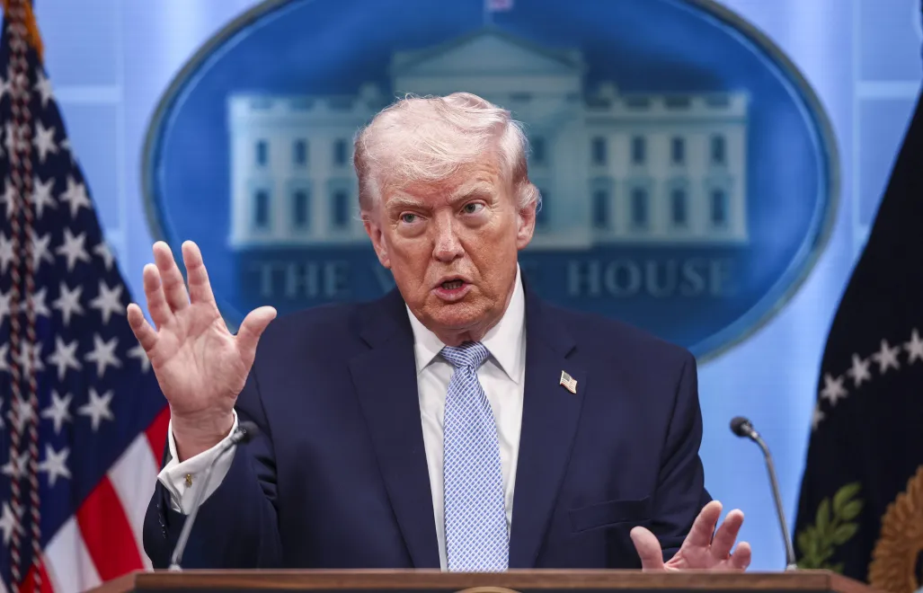 Дональд Трамп. Fot. PAP/EPA/JIM LO SCALZO