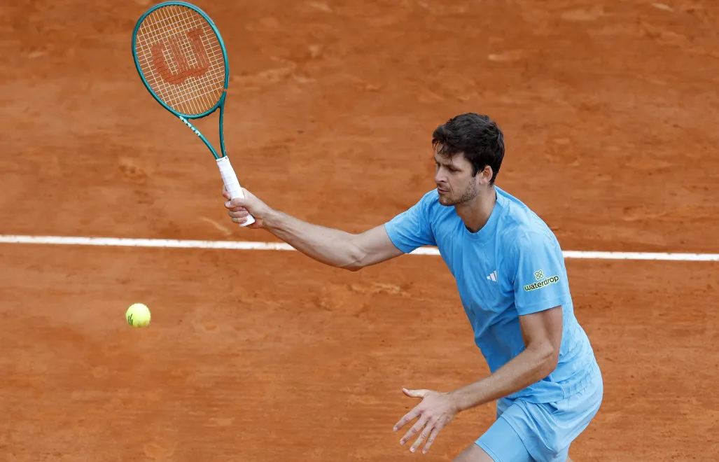 Hubert Hurkacz, fot. PAP/EPA/SEBASTIEN NOGIER