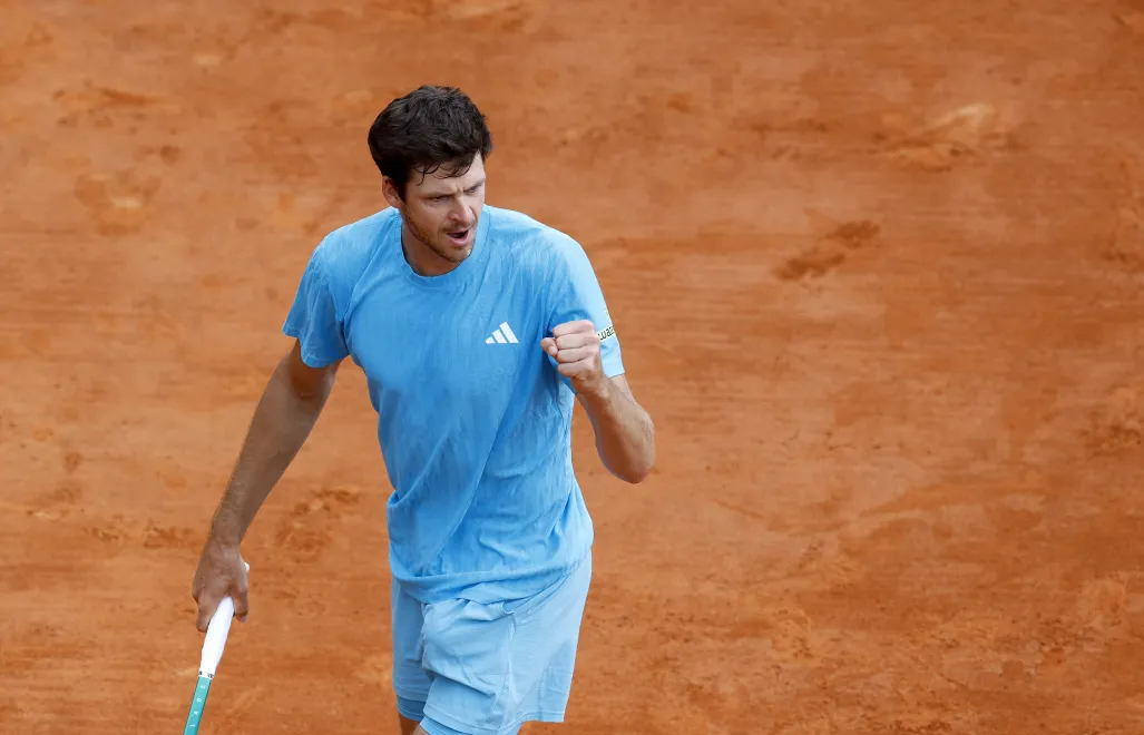 Hubert Hurkacz. Fot. PAP/EPA/SEBASTIEN NOGIER