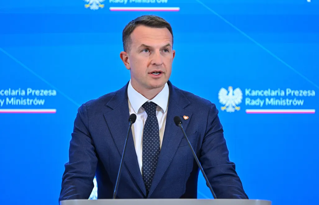 Rzecznik rządu Adam Szłapka. Fot. PAP/Piotr Nowak