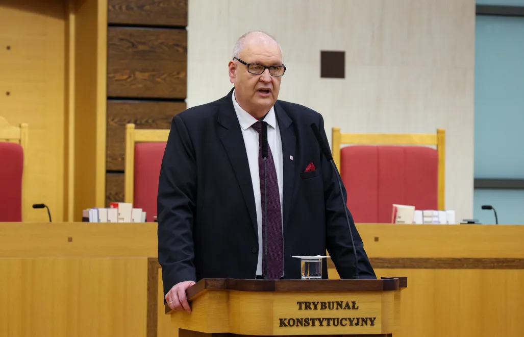 Prezes Trybunału Konstytucyjnego Bogdan Święczkowski. Fot. PAP/Paweł Supernak