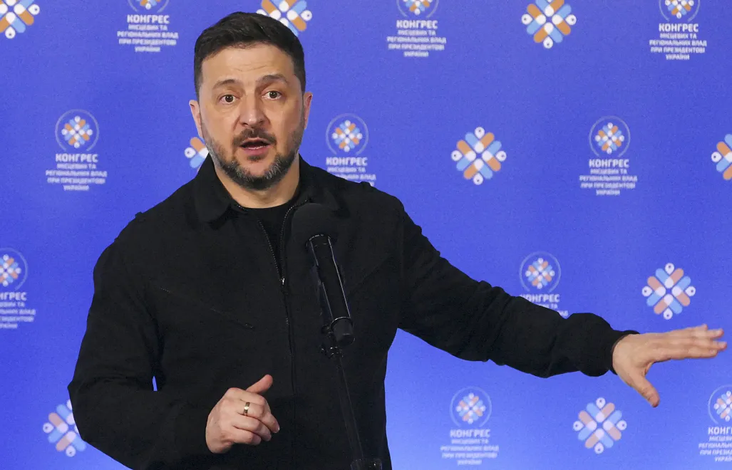 Президент України Володимир Зеленський. Fot. PAP/EPA/IGOR TKACHENKO