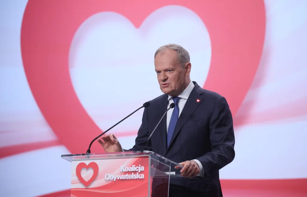 Прем'єр-міністр Польщі Дональд Туск. Fot. PAP/Leszek Szymański