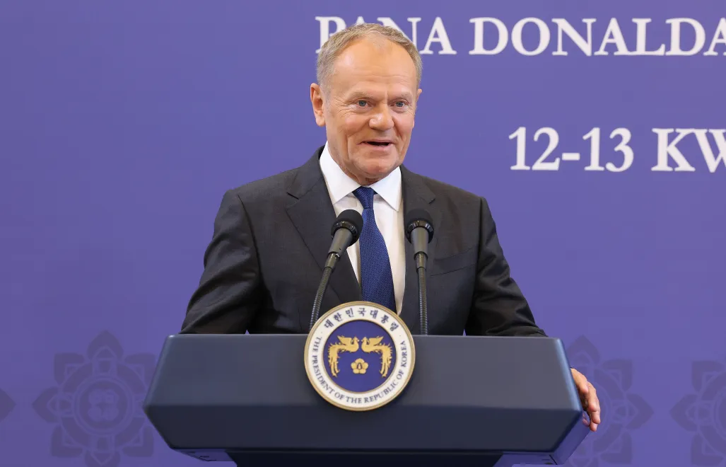Donald Tusk. Fot. PAP/EPA/Chung Sung-Jun