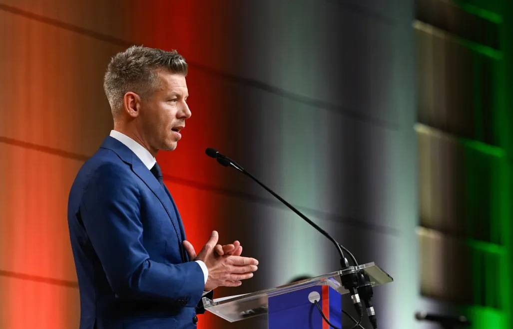 Peter Magyar Fot. PAP/EPA/TIBOR ILLYES