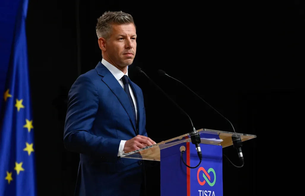 Петер Мадяр. Fot. PAP/EPA/TIBOR ILLYES 