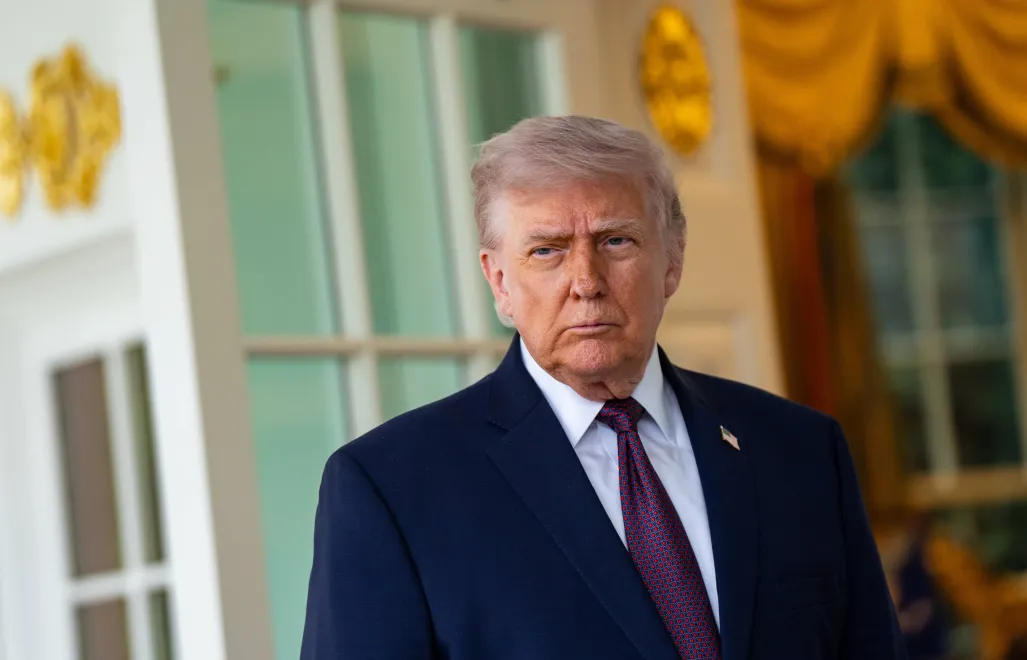 Prezydent USA Donald Trump Fot. PAP/EPA/	SALWAN GEORGES / POOL