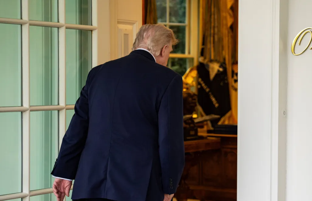 Prezydent USA Donald Trump. Fot. PAP/EPA/ SALWAN GEORGES / POOL