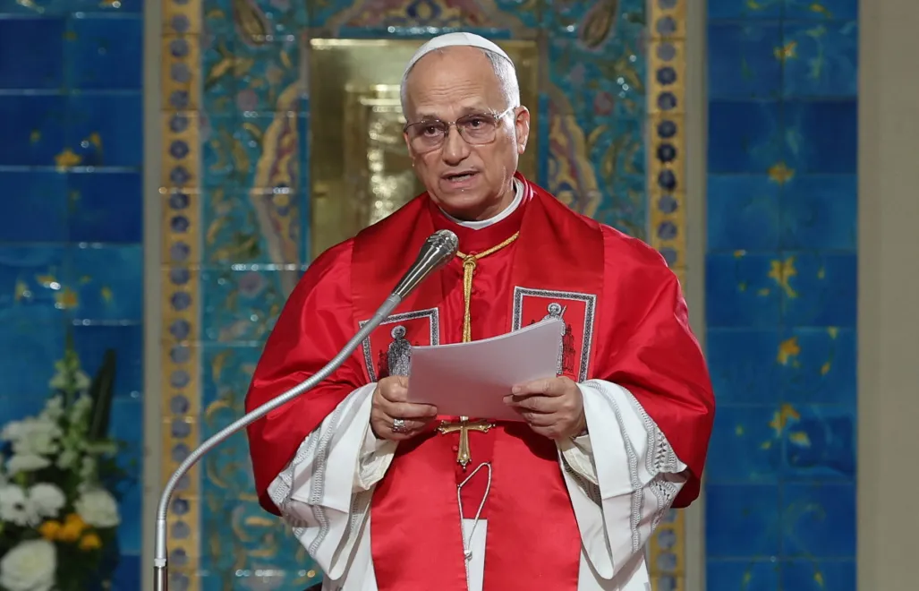 Papież Leon XIV, fot. PAP/EPA/MOHAMED MESSARA