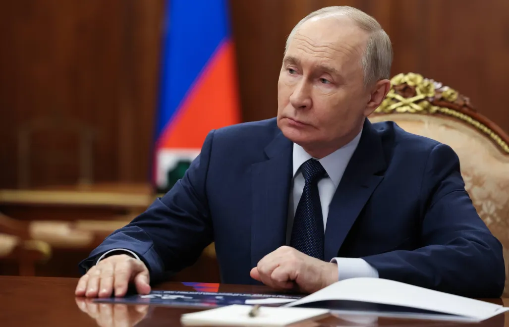 Przywódca Rosji Władimir Putin. Fot. PAP/EPA/ALEXANDER KAZAKOV / SPUTNIK / KREMLIN POOL