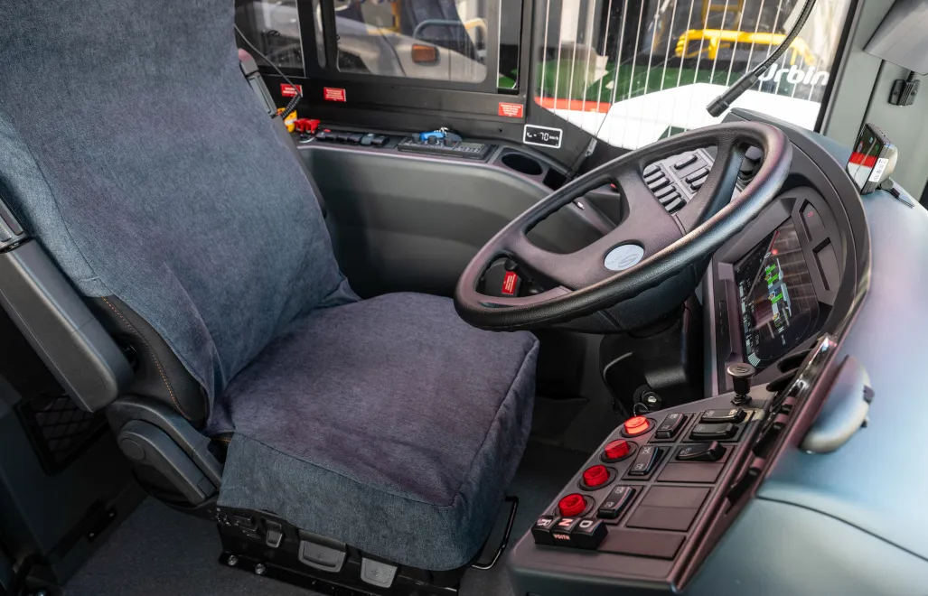 Kabina kierowcy Fot. PAP/Wojtek Jargiło