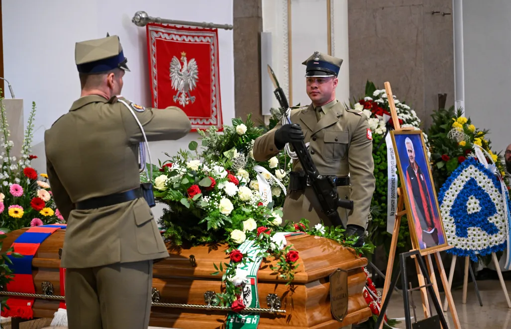 Pogrzeb Jacka Magiery. Fot. PAP/Radek Pietruszka