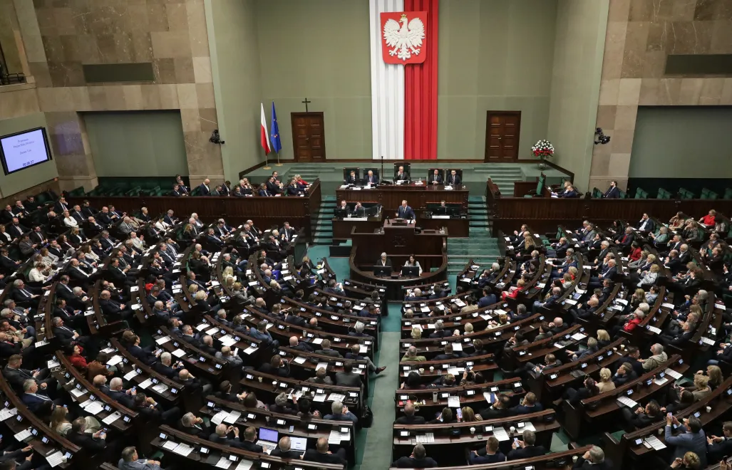 Засідання Сейму Польщі. Fot. PAP/Tomasz Gzell