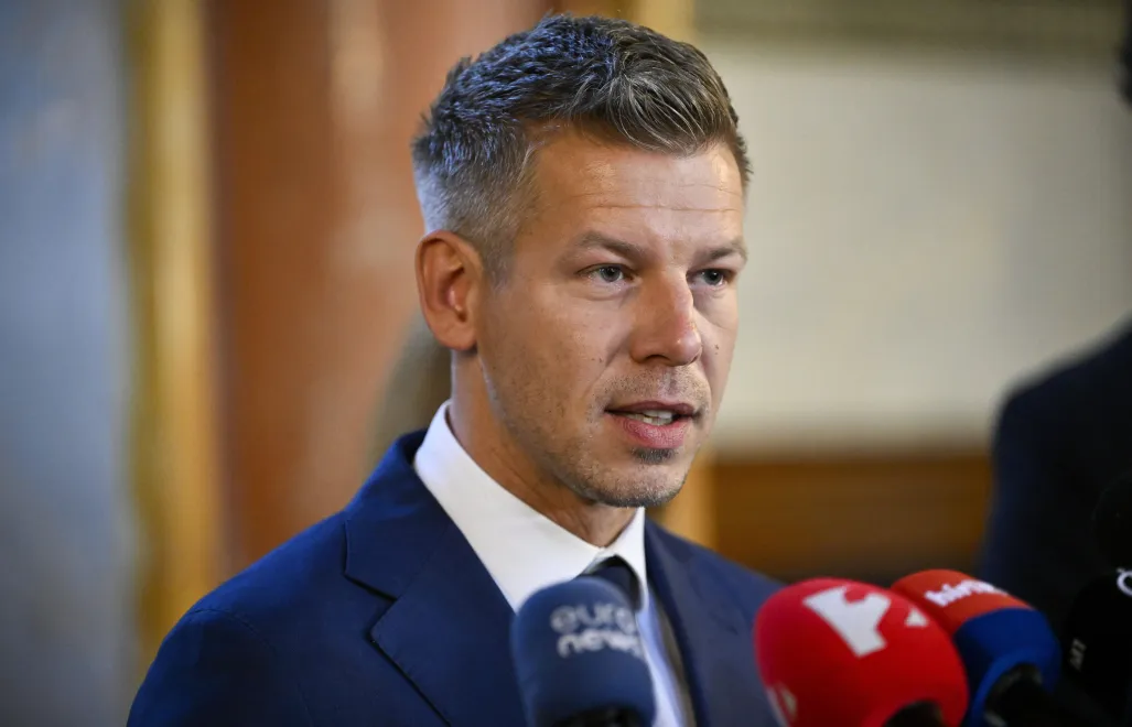 Peter Magyar Fot. PAP/EPA/ROBERT HEGEDUS