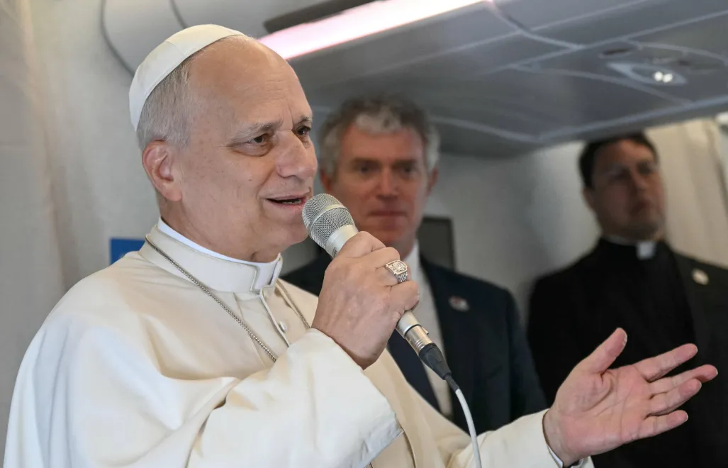 Papież Leon XIV. Fot. PAP/EPA/Alberto PIZZOLI