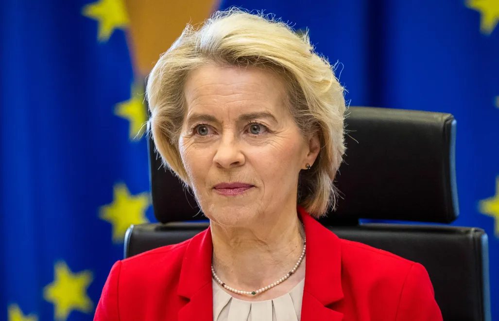 Председатель Еврокомиссии Урсула фон дер Ляйен. Fot. PAP/Wiktor Dabkowski