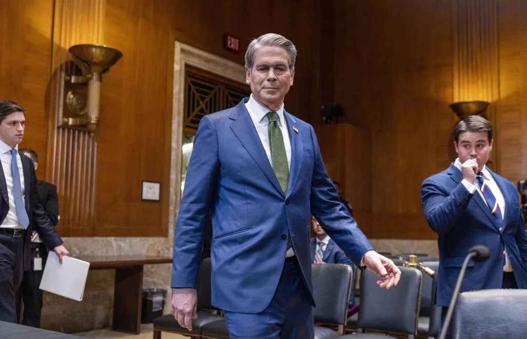 Minister finansów USA Scott Bessent. Fot. PAP/EPA/SHAWN THEW