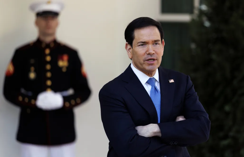 Sekretarz stanu USA Marco Rubio. Fot. PAP/EPA/WILL OLIVER