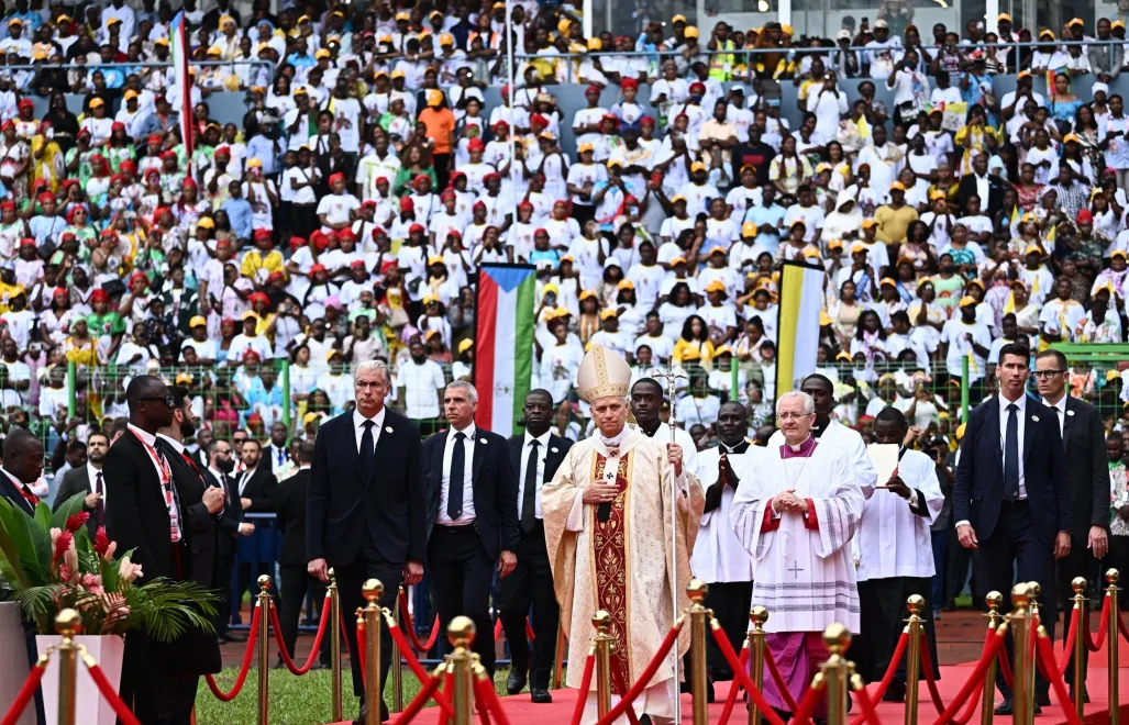 Msza święta pod przewodnictwem papieża w Malabo, fot. PAP/EPA/ANSA/LUCA ZENNARO